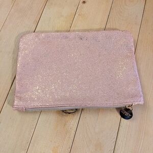 Ipsy Pink Glitter Clutch